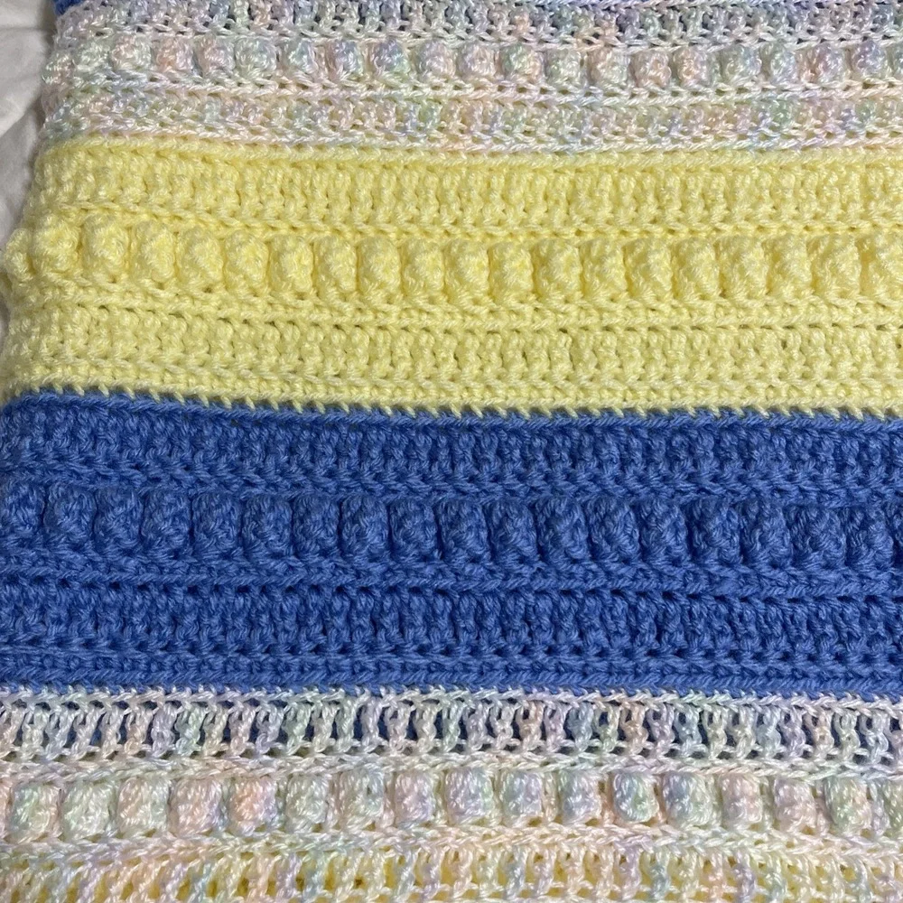 Handmade‎ Crochet Afghan Blanket 43